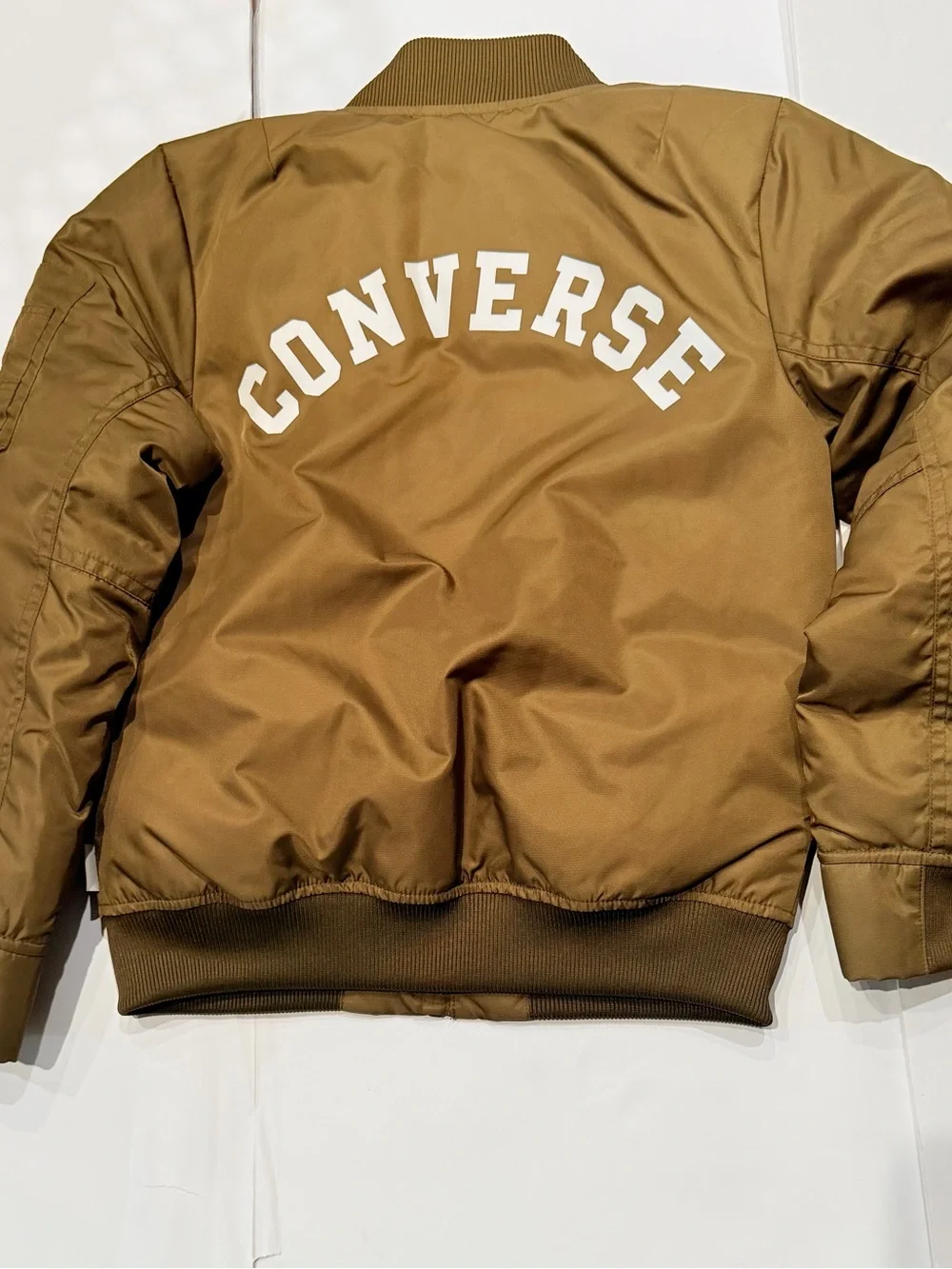 Converse Olive Green Kids Bomber Jacket